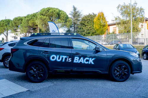 Subaru Driving School da Gruppo Ferri con Nuova Subaru Outback GPL e Nuova Foreter MY22